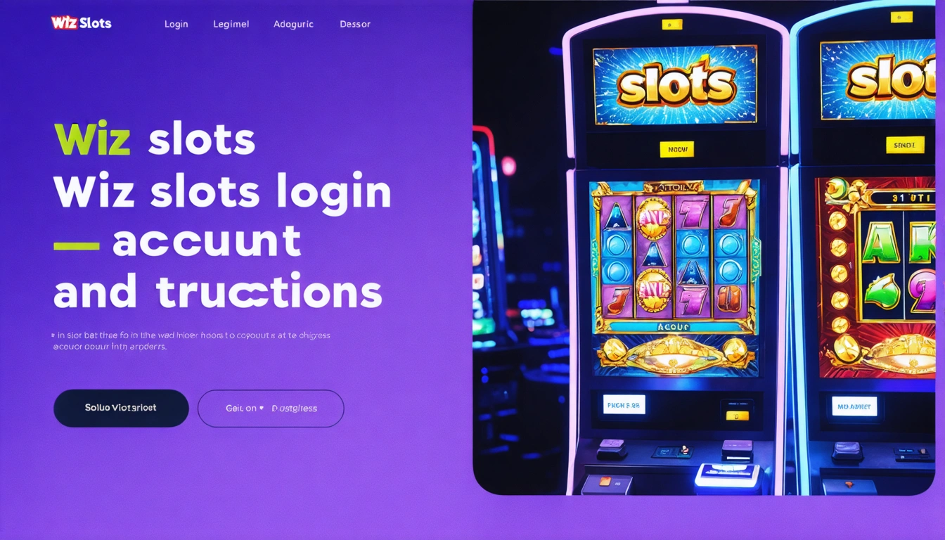 Wiz slots login help and account access instructions