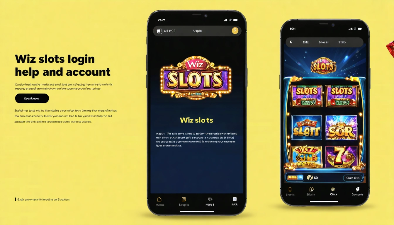 Wiz slots login help and account access instructions